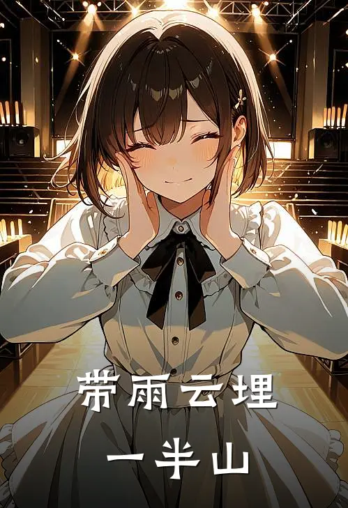 带雨云埋一半山