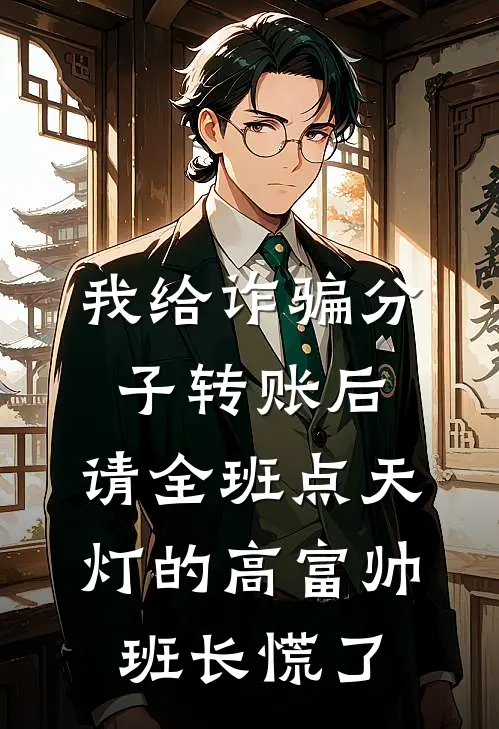 我给诈骗分子转账后，请全班点天灯的高富帅班长慌了